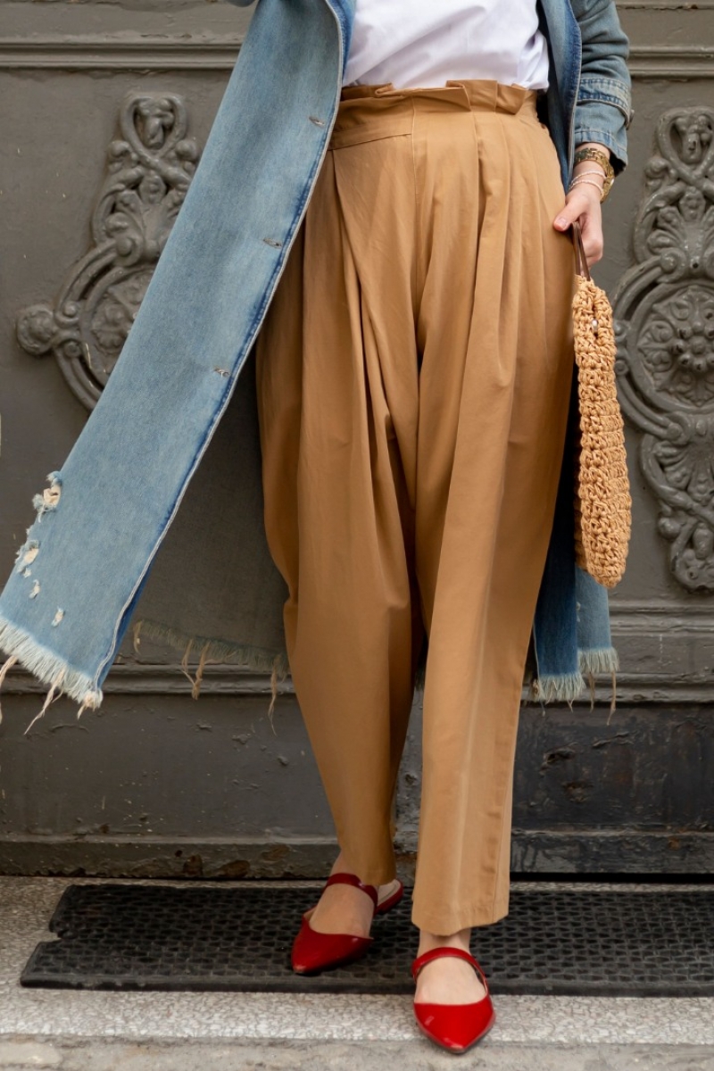 Bretta Camel Pantolon