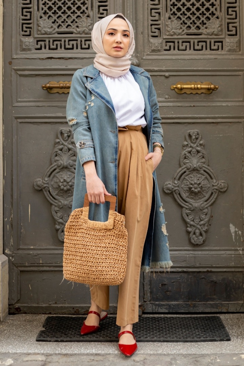 Bretta Camel Pantolon