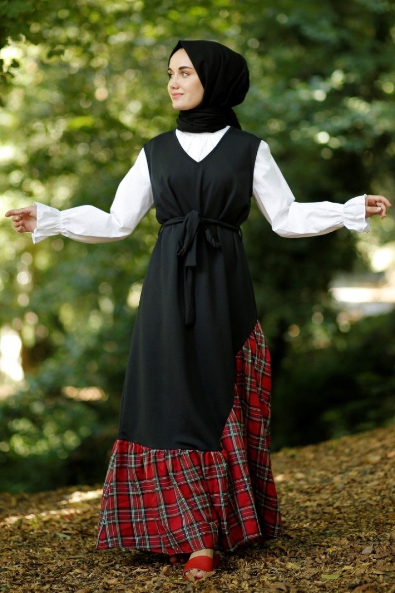 Brian Siyah Jile Gömlek Kombin