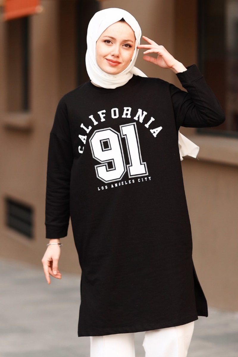 California Siyah Sweat
