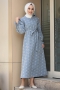 Calve İndigo Elbise
