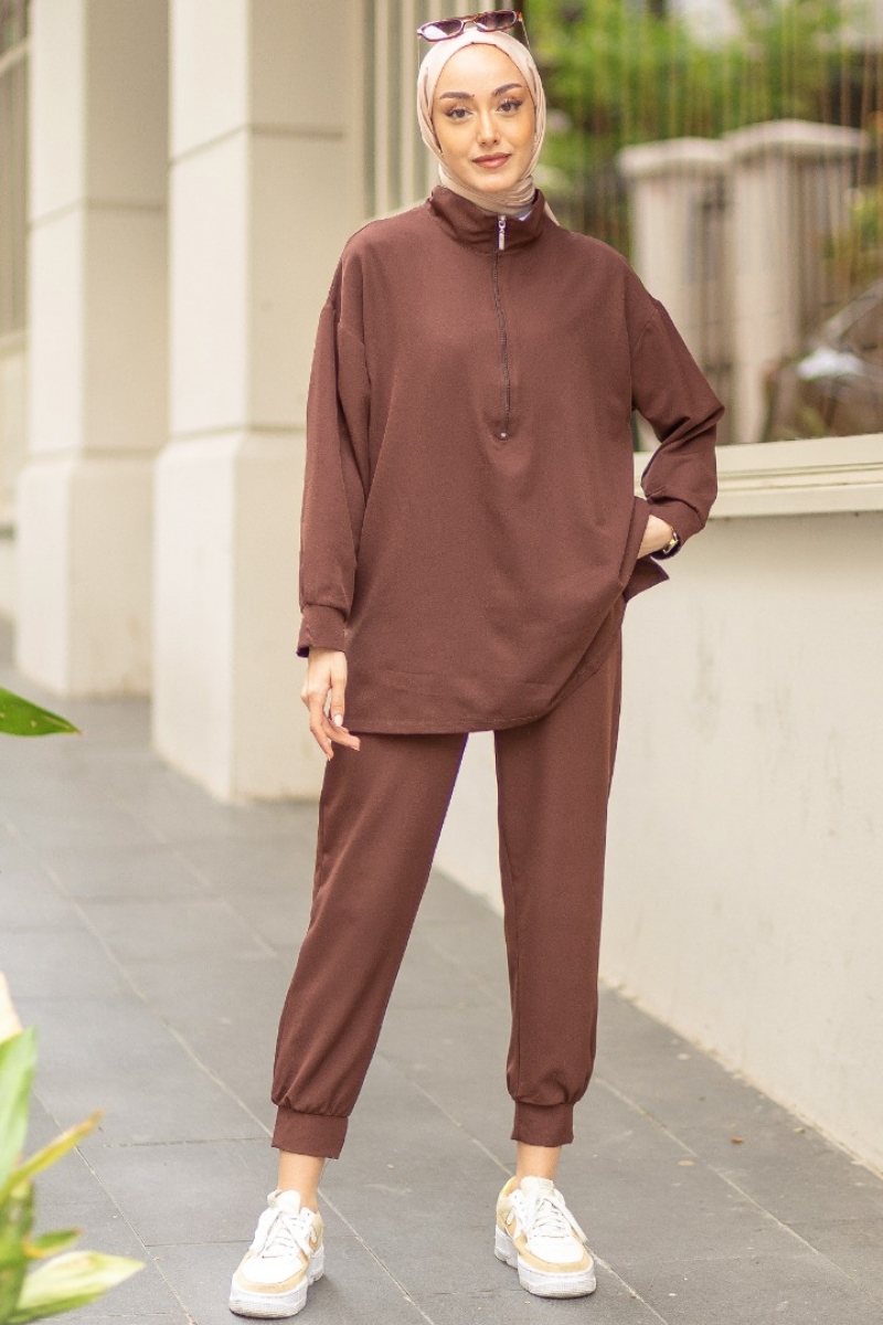 Camelia Kahverengi Takım