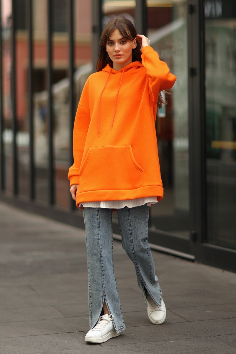 Camera Turuncu Sweat