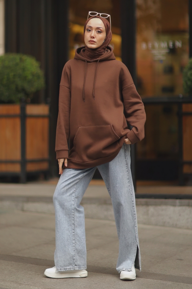 Camera Kahverengi Sweat