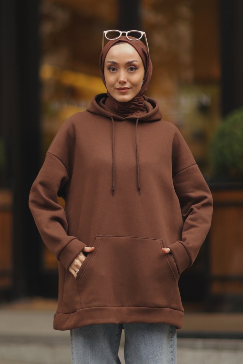 Camera Kahverengi Sweat