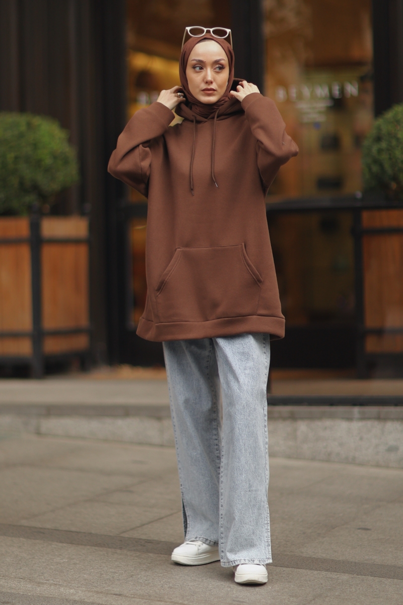 Camera Kahverengi Sweat