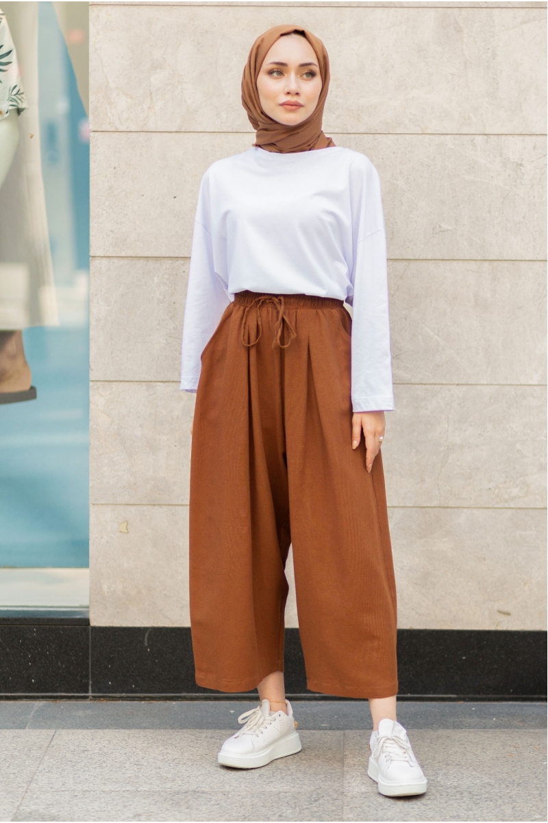 Carina Acı Kahverengi Pantolon