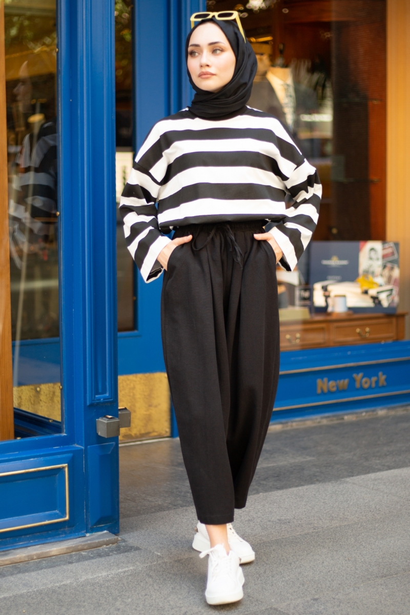 Carina Siyah Pantolon