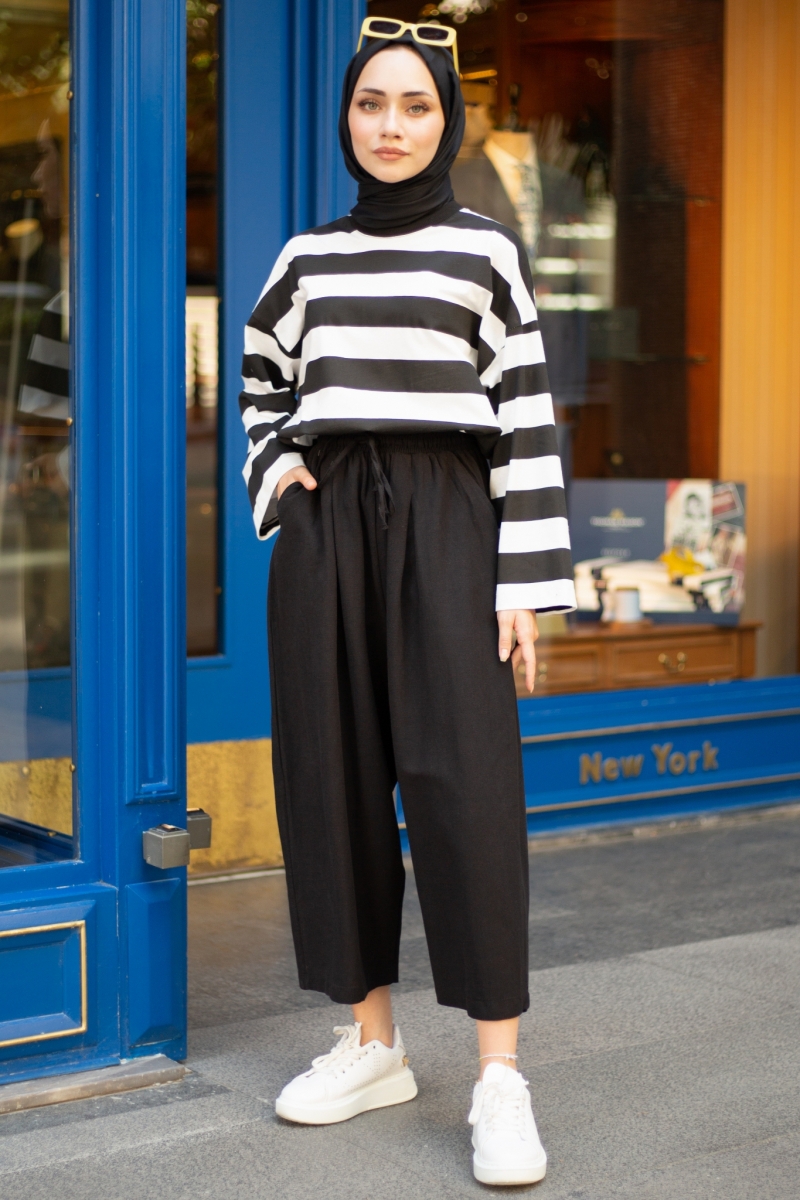 Carina Siyah Pantolon