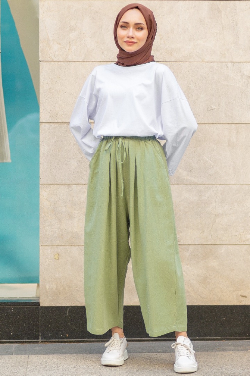 Carina Mint Yeşili Pantolon