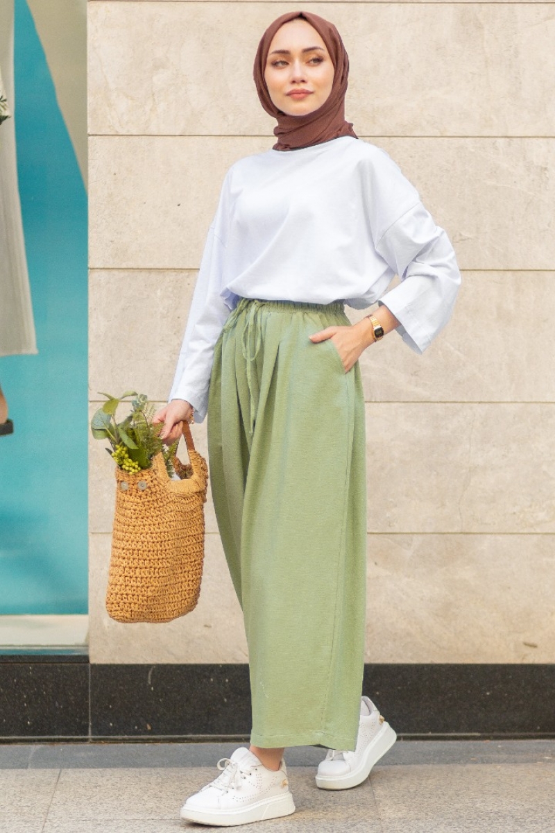 Carina Mint Yeşili Pantolon
