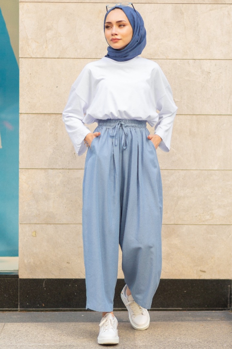 Carina Turkuaz Pantolon