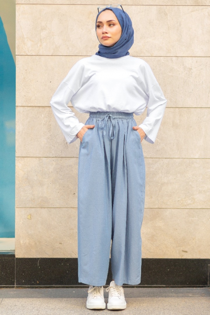 Carina Turkuaz Pantolon