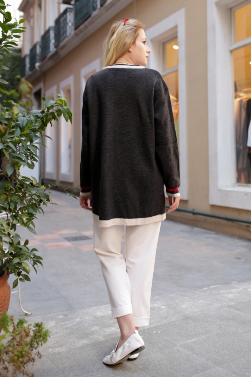 Carol Füme Triko Hırka