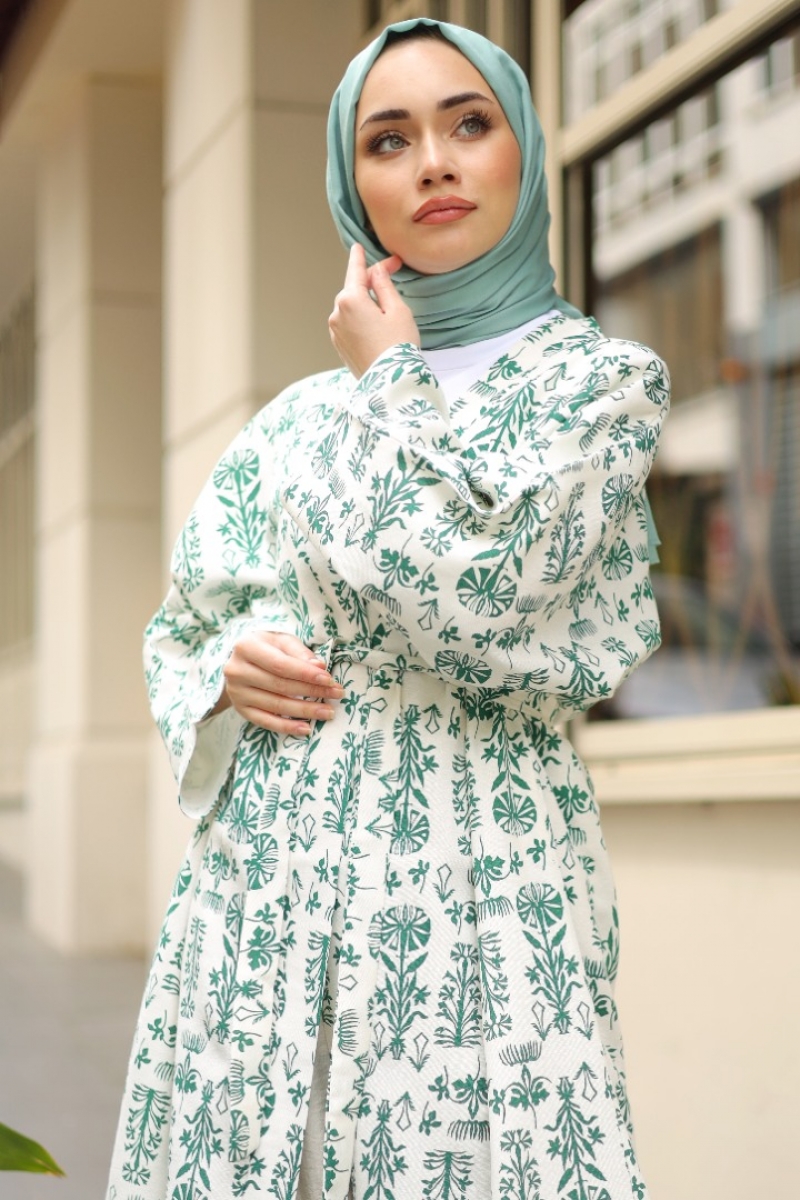 Cedric Yeşil Kimono