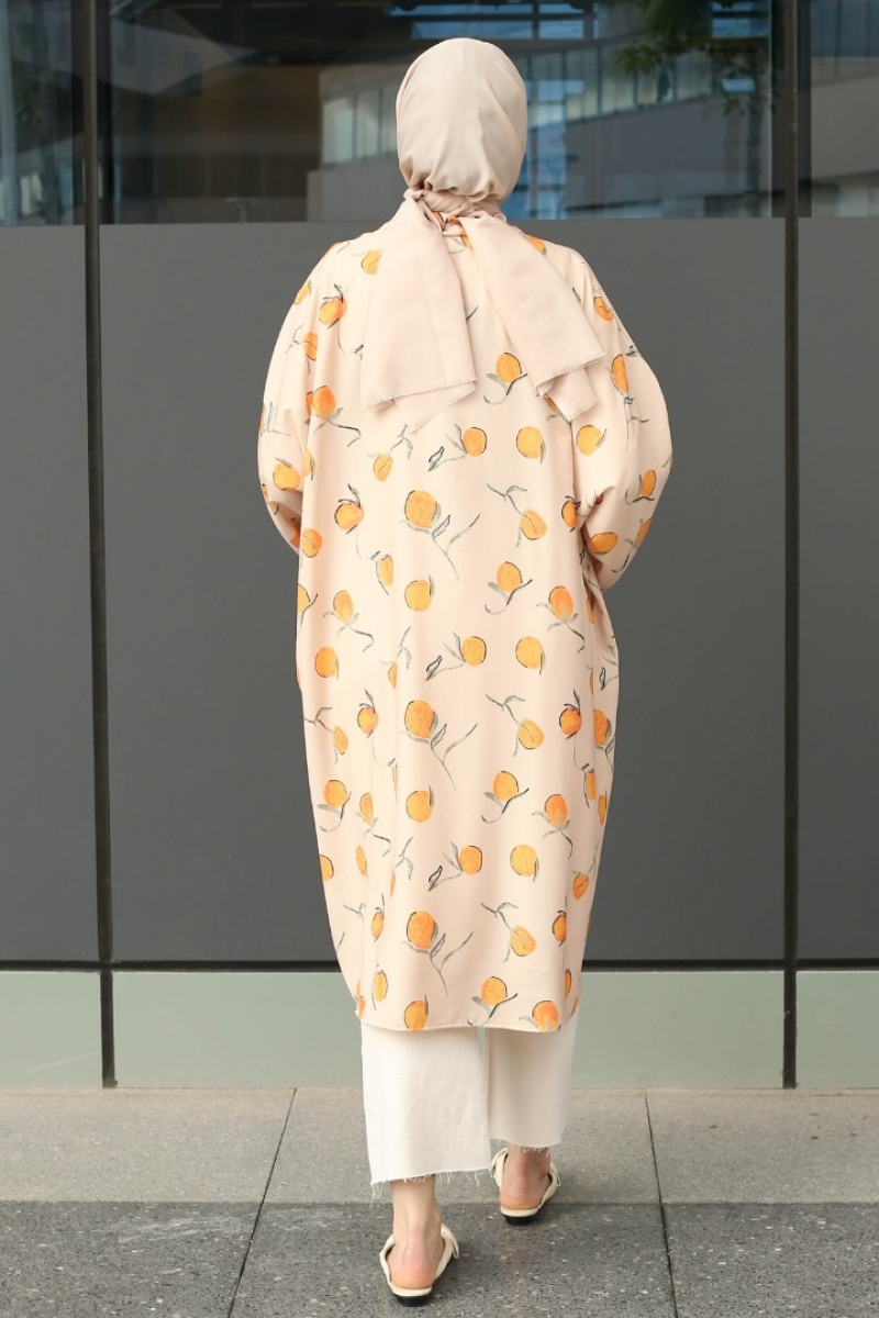 Citrus Bej Kimono