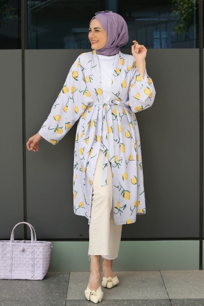 Citrus Lila Kimono