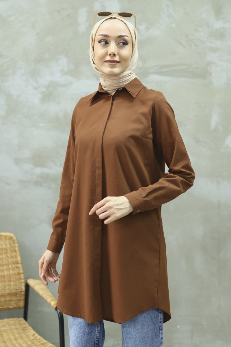 Colin Kahverengi Gömlek