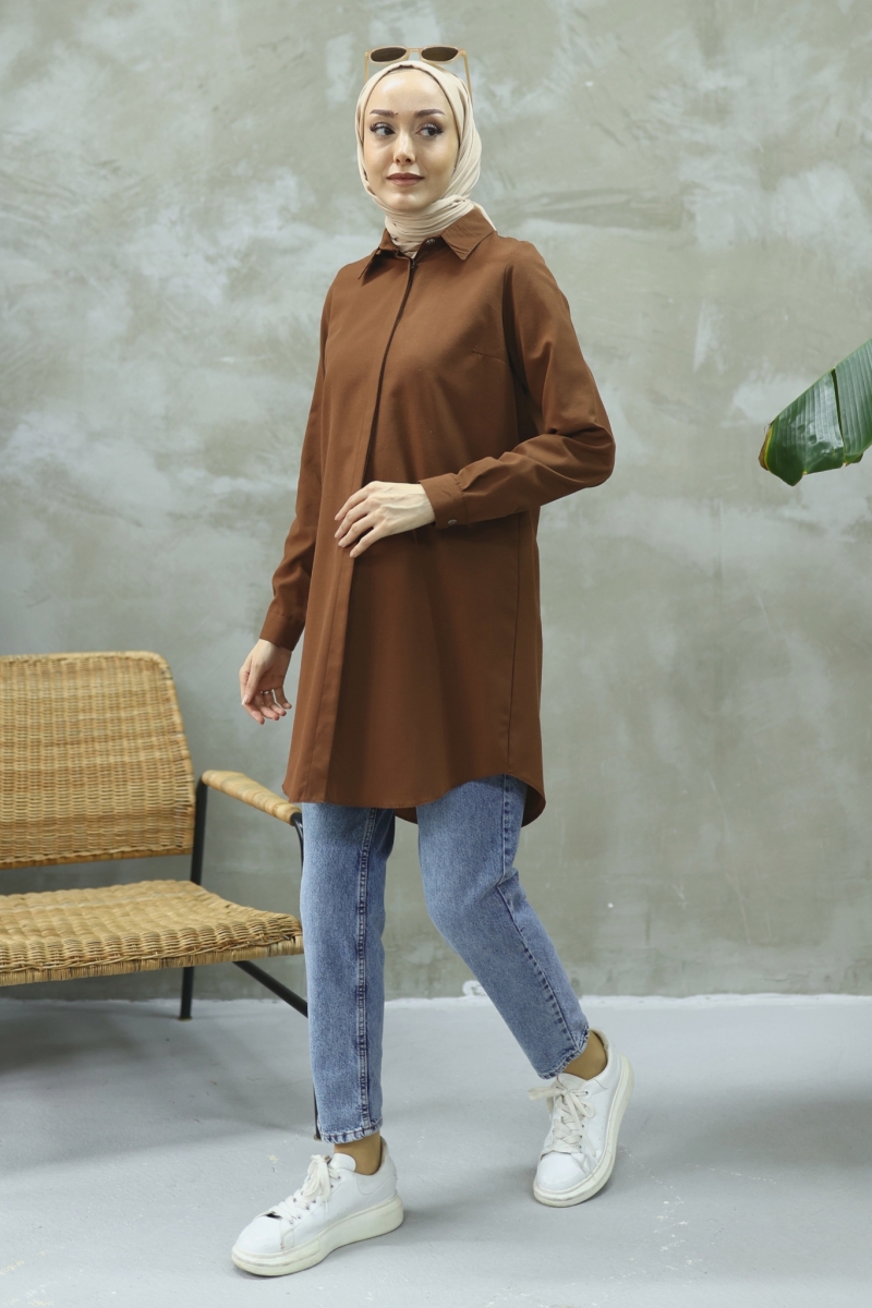 Colin Kahverengi Gömlek