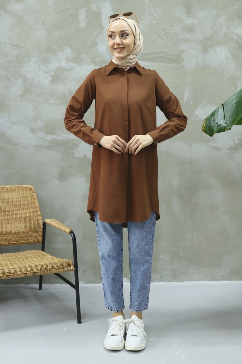 Colin Kahverengi Gömlek