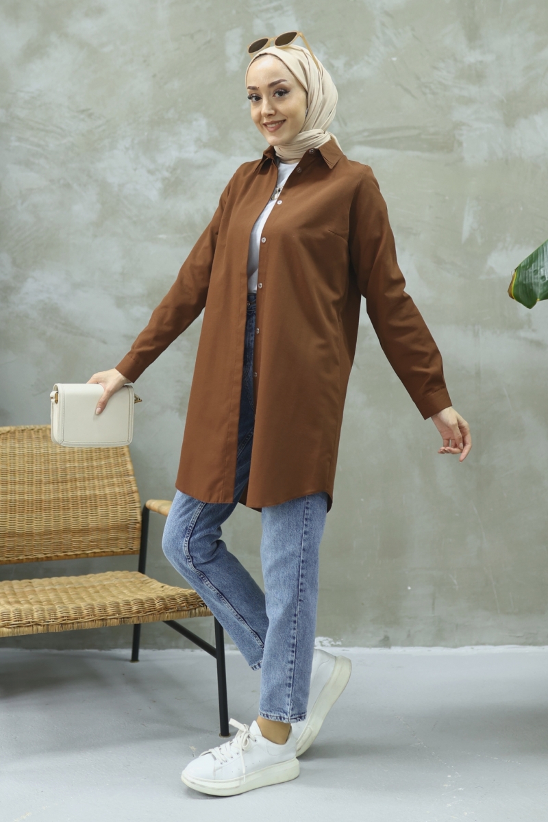 Colin Kahverengi Gömlek