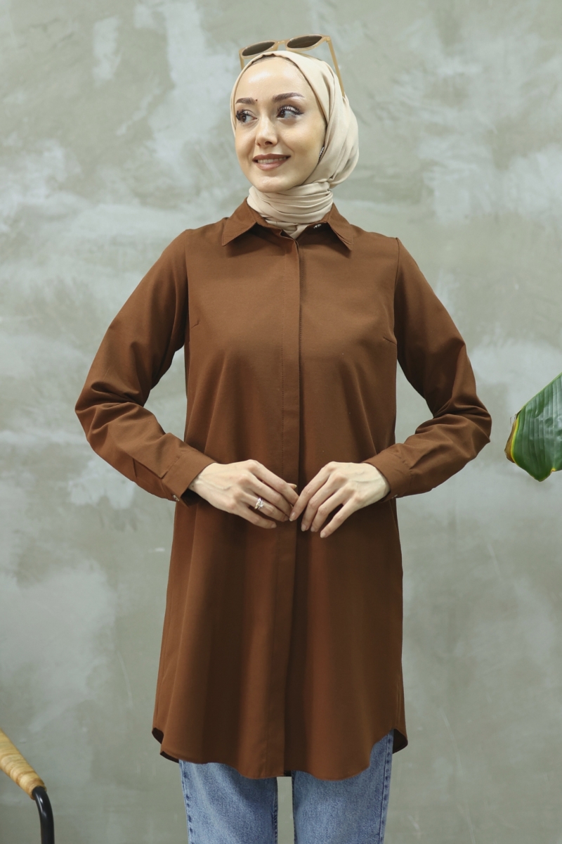 Colin Kahverengi Gömlek