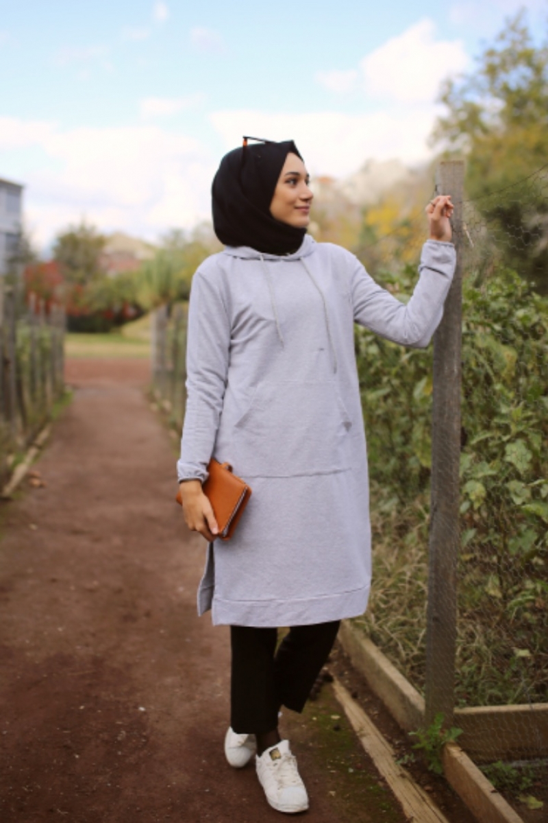 Colombia Gri Sweat Pantolon Kombin