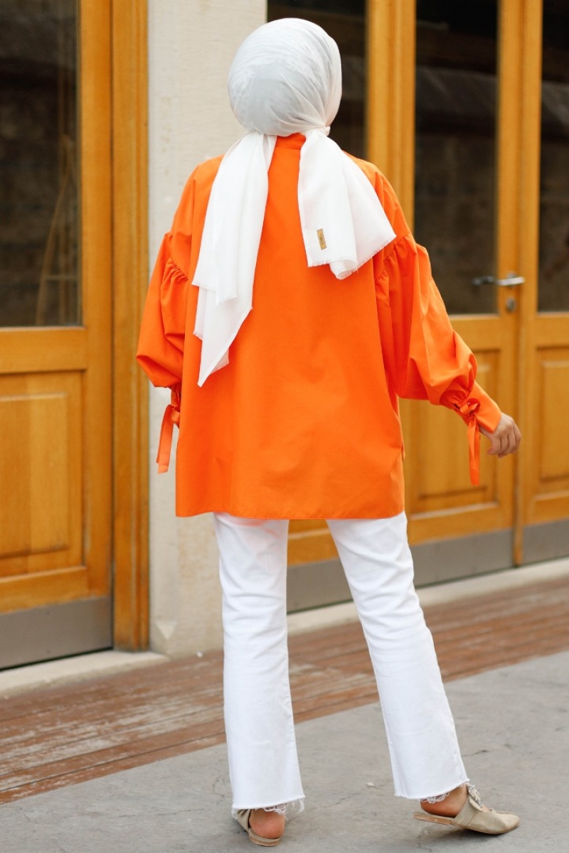 Color Turuncu Gömlek