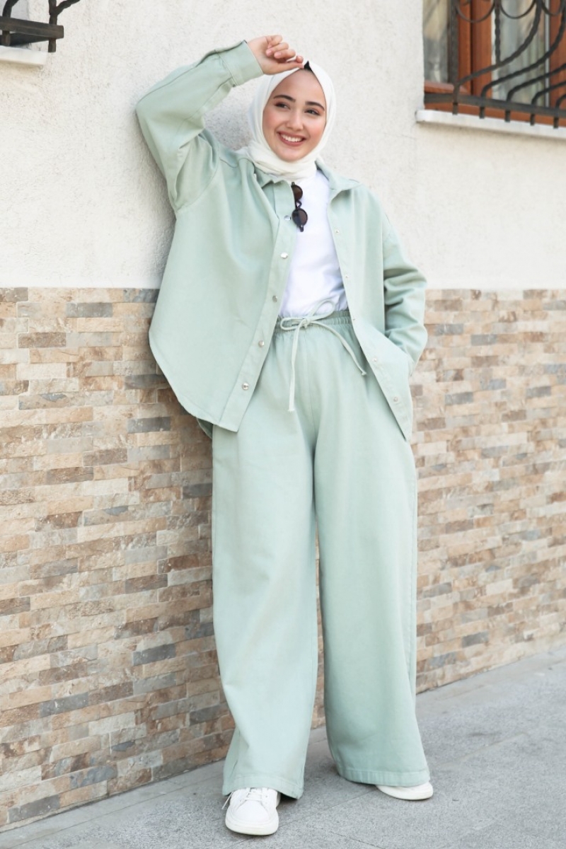 Cotesa Mint Yeşili Takım