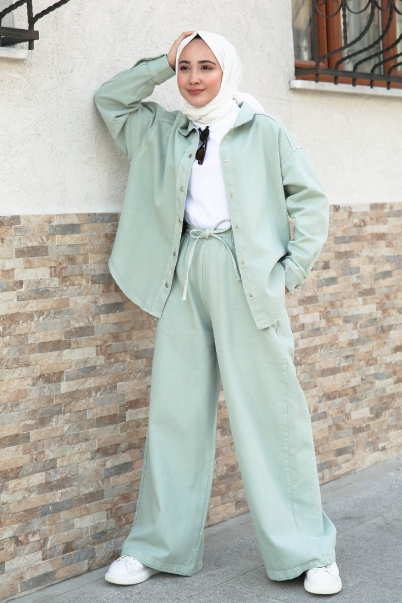 Cotesa Mint Yeşili Takım