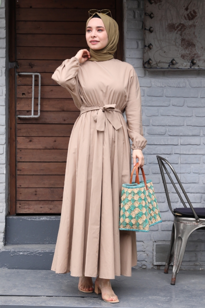 Crollo Bej Elbise