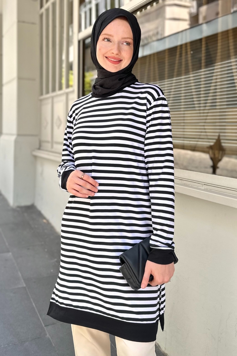 Cute Siyah Tunik