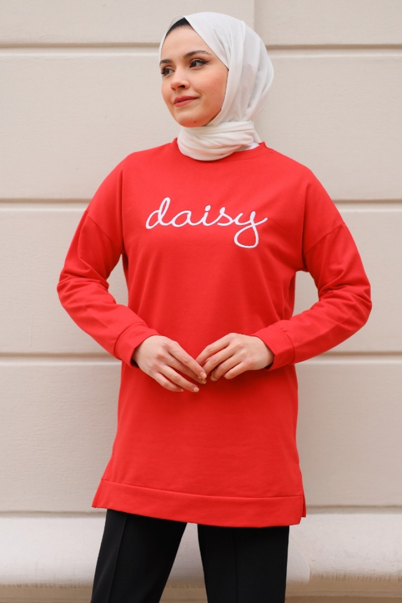 Daisy Kırmızı Sweat