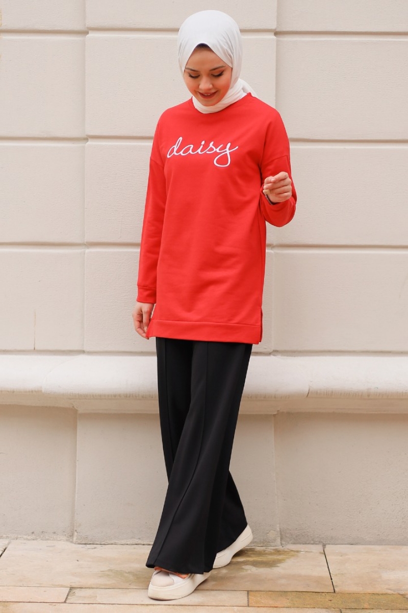 Daisy Kırmızı Sweat