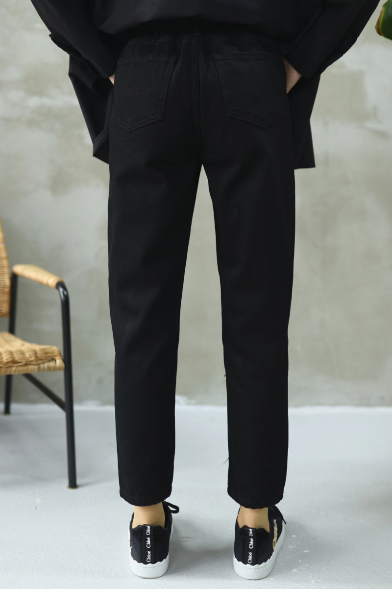 Darcy Siyah Kot Pantolon