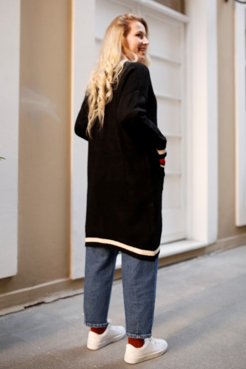 Daries Siyah Triko Hırka