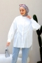 Davy Beyaz Tunik