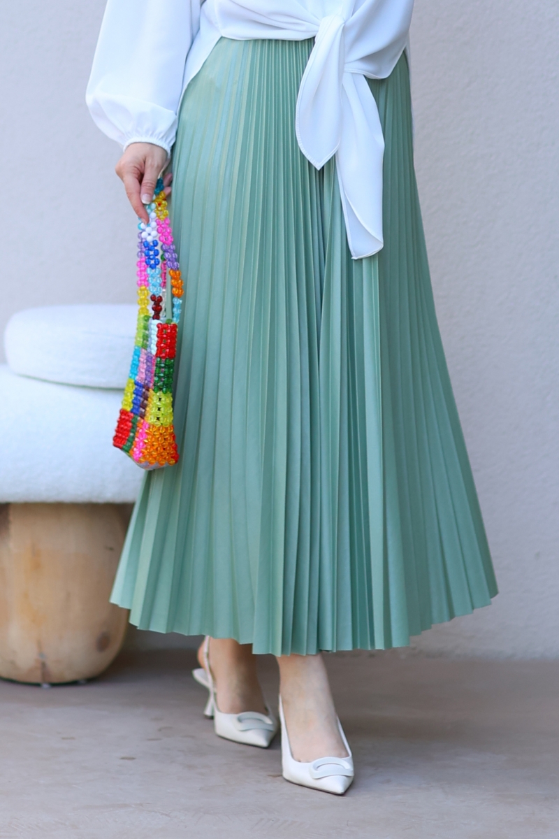 Deta Mint Yeşili Etek