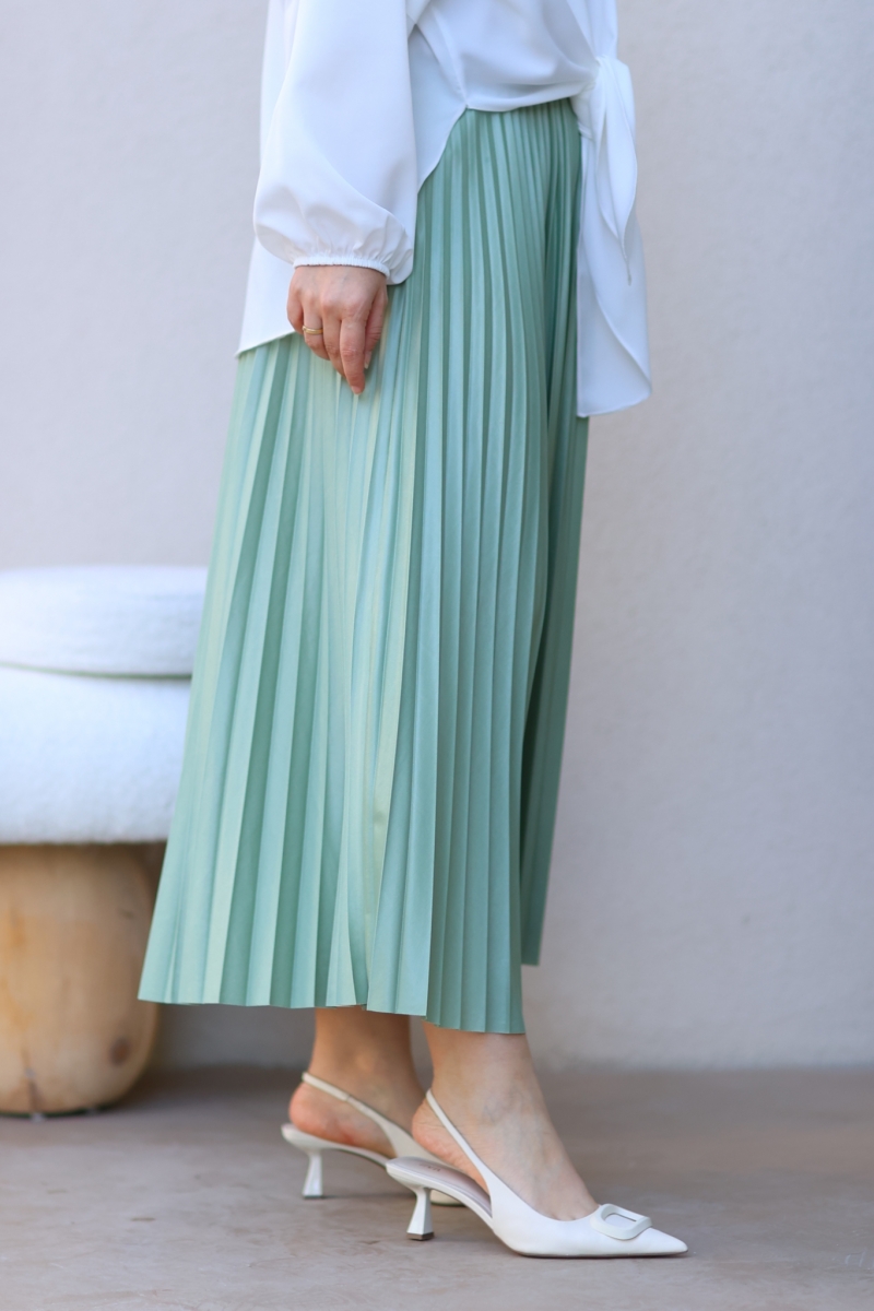 Deta Mint Yeşili Etek