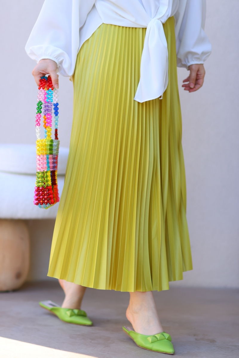 Deta Yağ Yeşili Etek