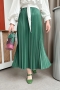 Deta Koyu Yeşil Etek