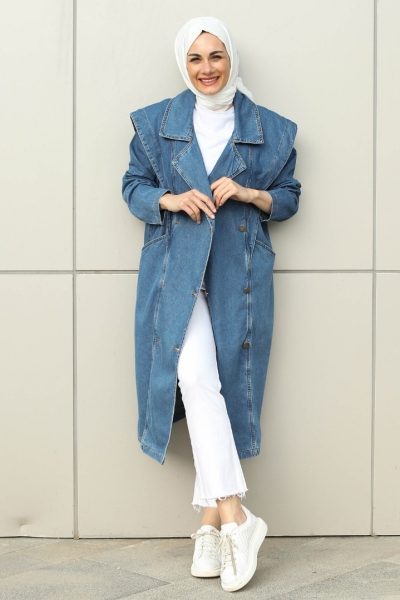 Digard Mavi Trençkot