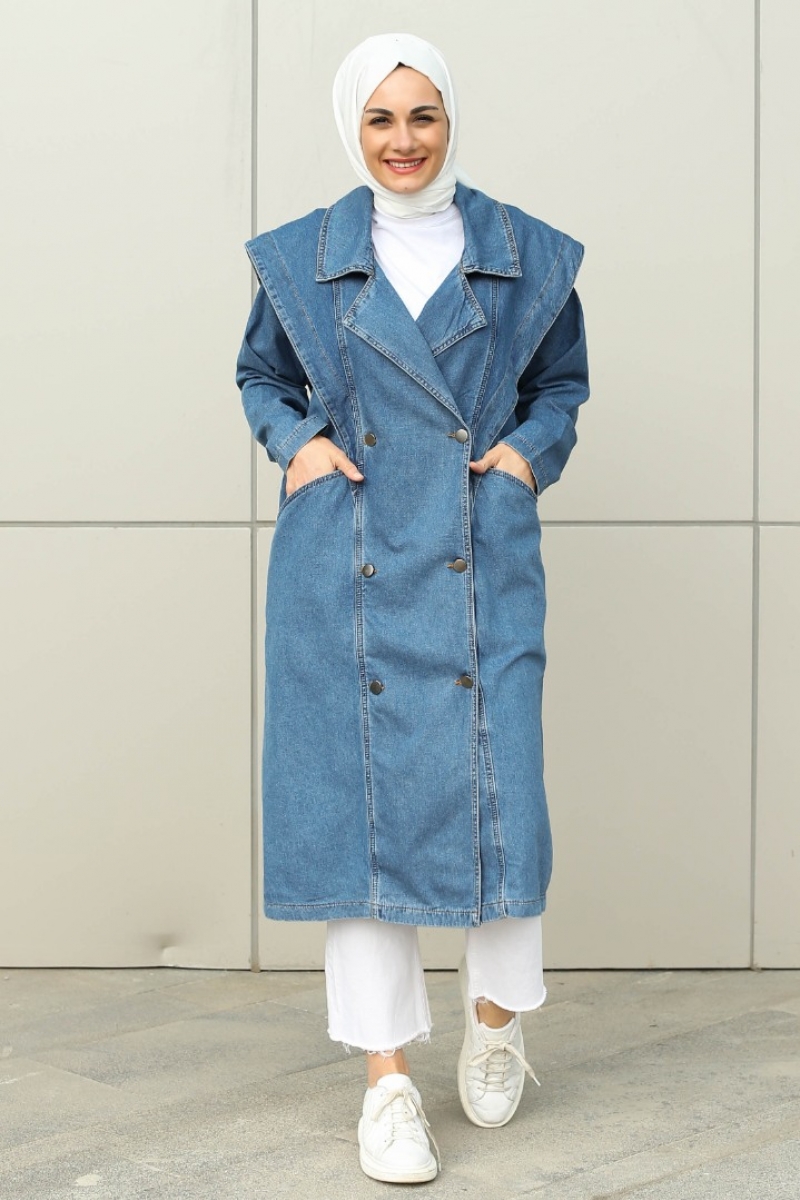 Digard Mavi Trençkot