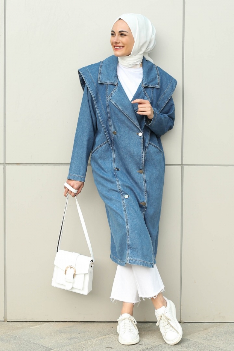 Digard Mavi Trençkot