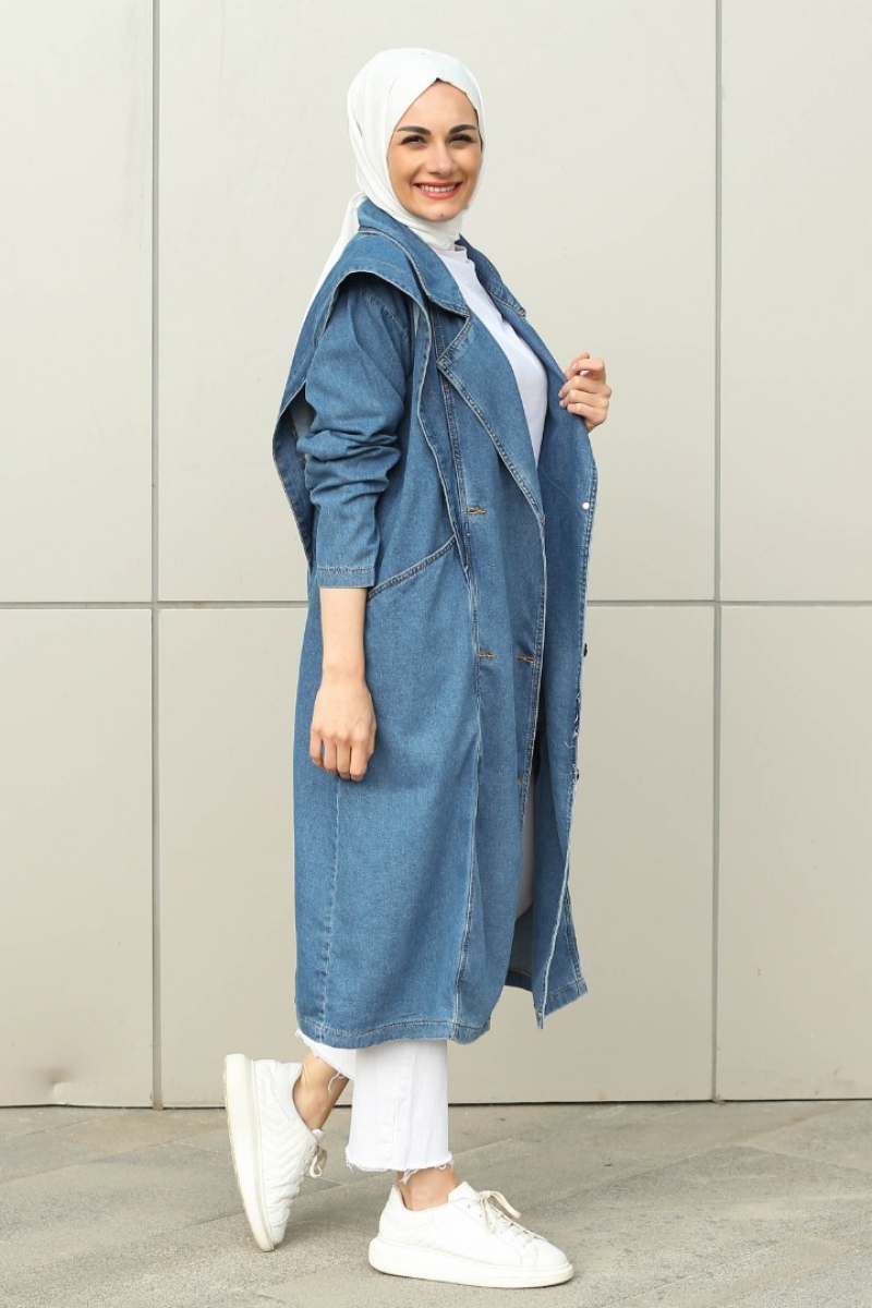 Digard Mavi Trençkot