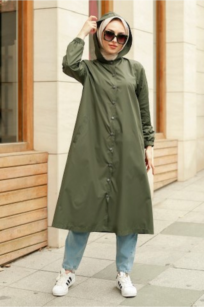 Dijon Yeşil Yağmurluk