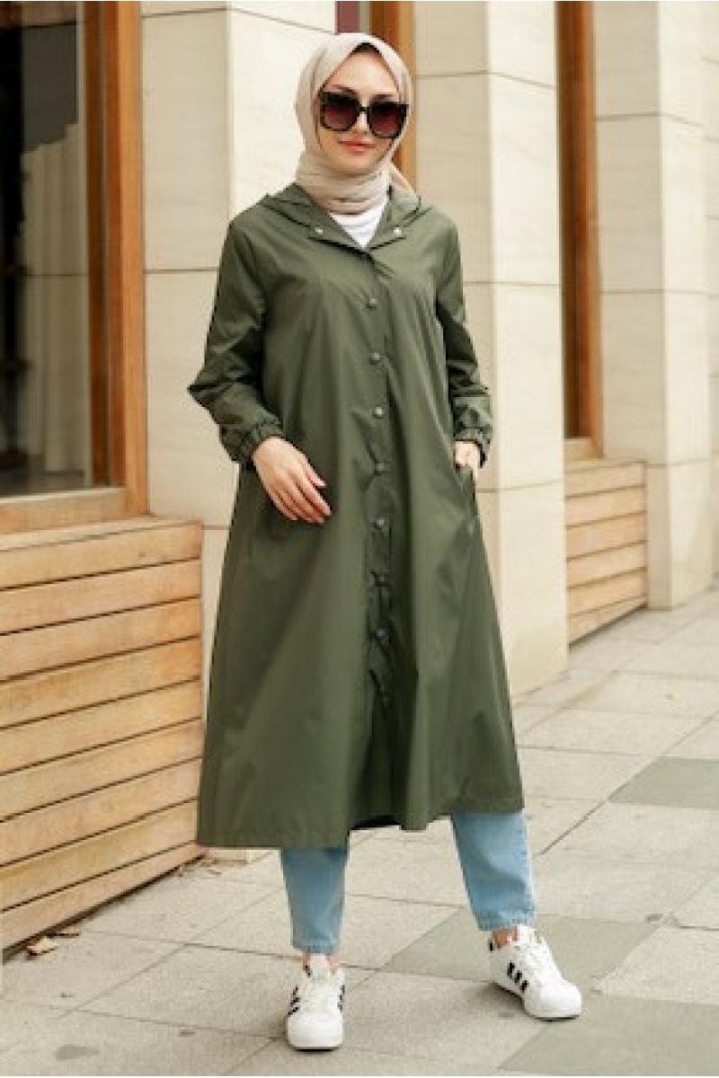 Dijon Yeşil Yağmurluk