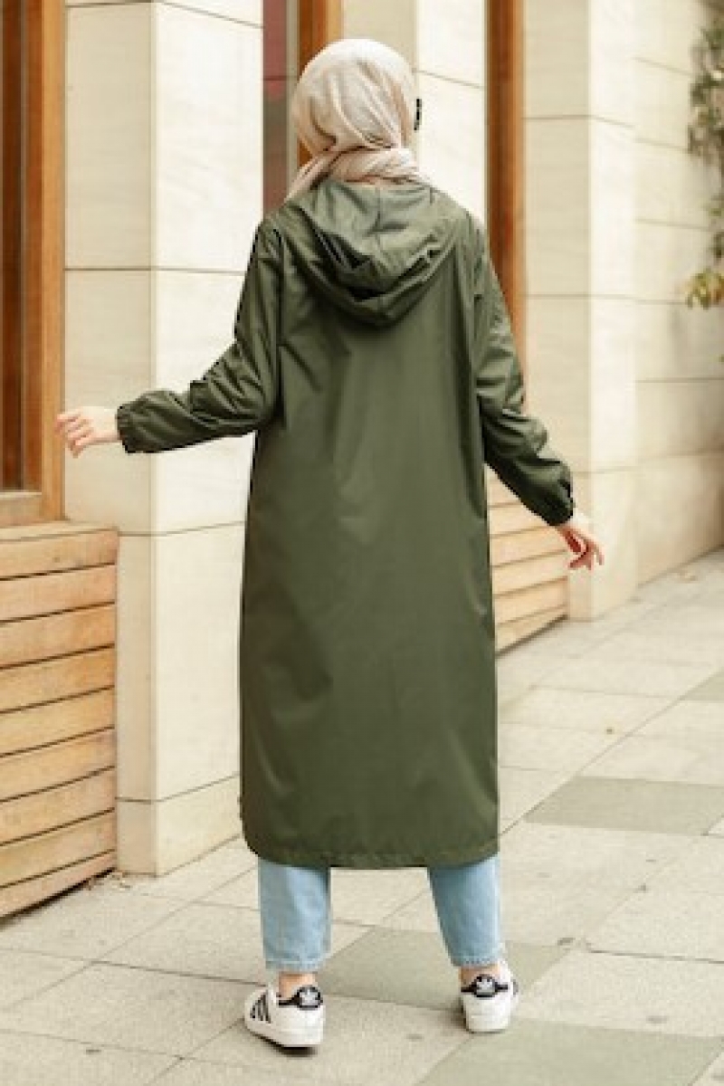 Dijon Yeşil Yağmurluk