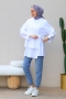 Drake Beyaz Tunik