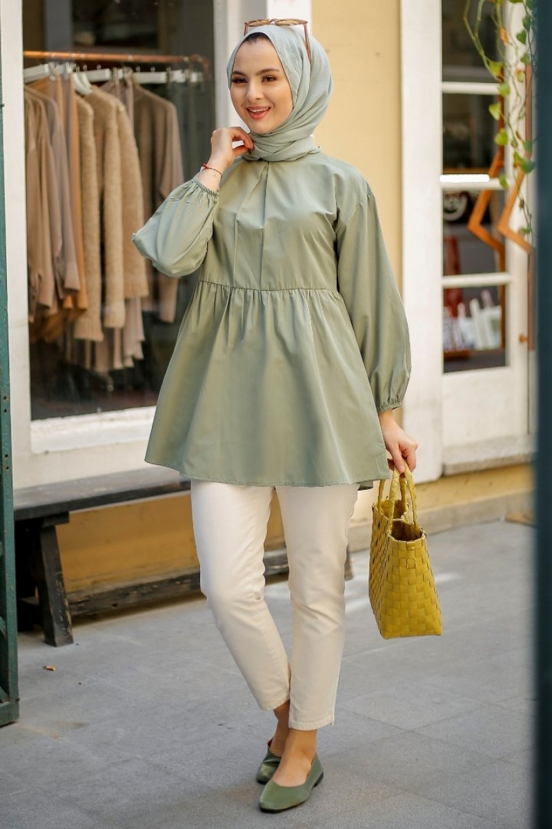 Elsa Haki Tunik